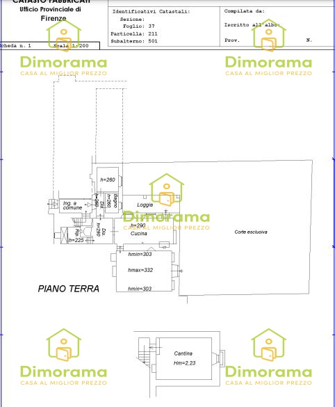 Trilocale con giardino in via cesare battisti 15, Marradi