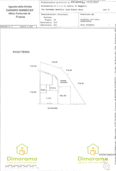 Trilocale in vendita in via amendola 4-6, Reggello