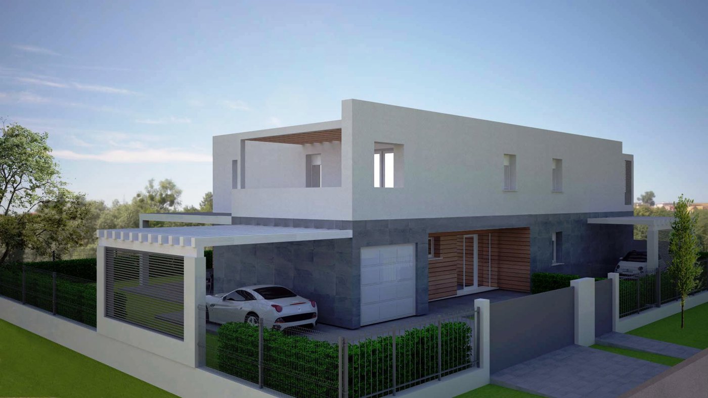 Villa Bifamiliare con giardino a Campodarsego