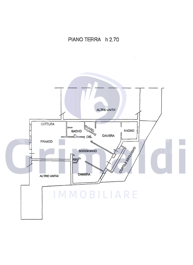 Trilocale con giardino a Padova