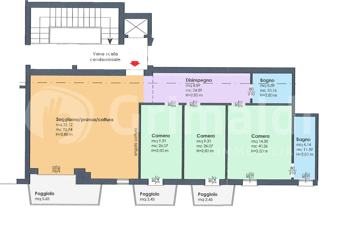 Quadrilocale ristrutturato a Padova