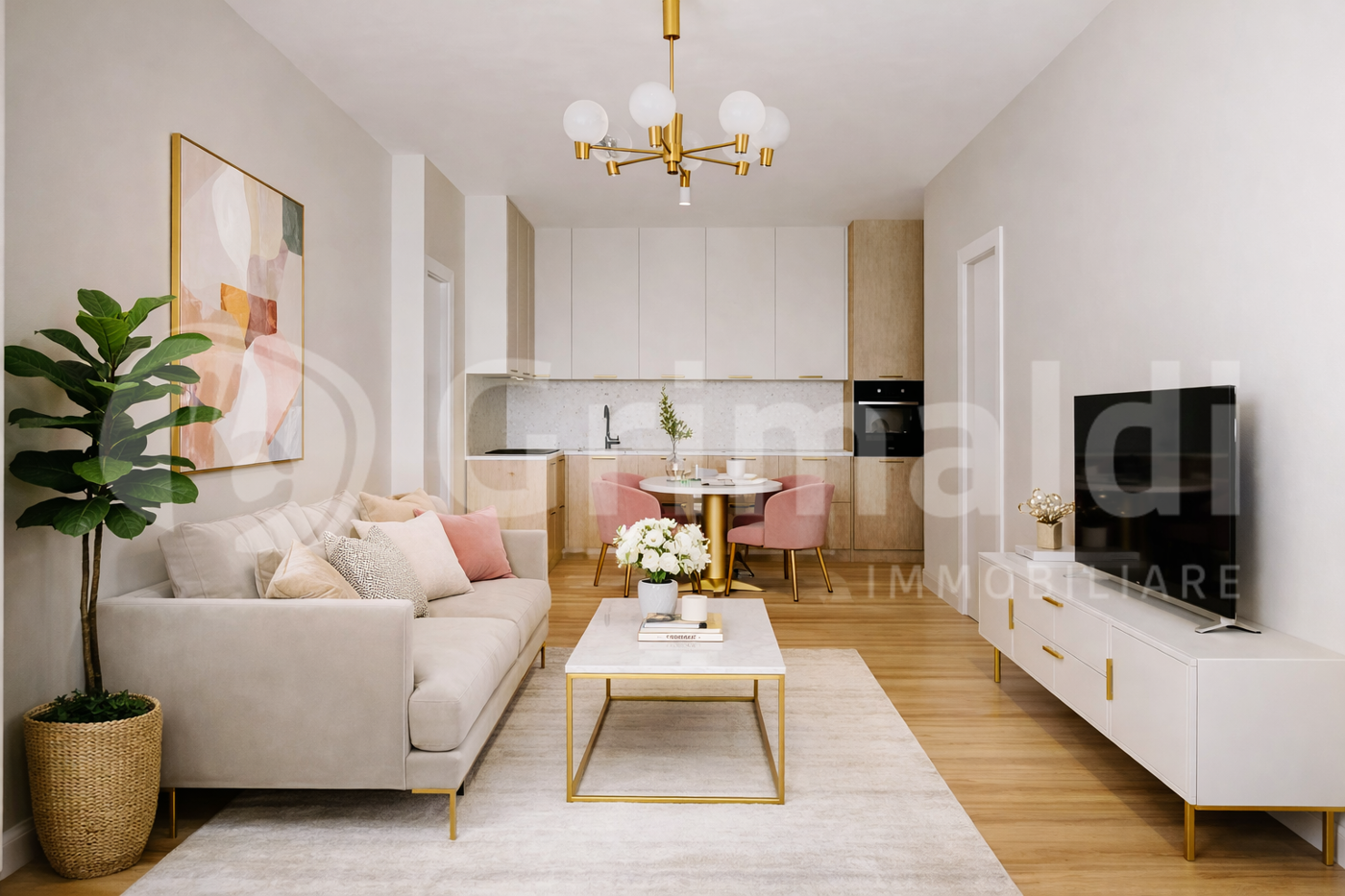 Trilocale ristrutturato a Padova