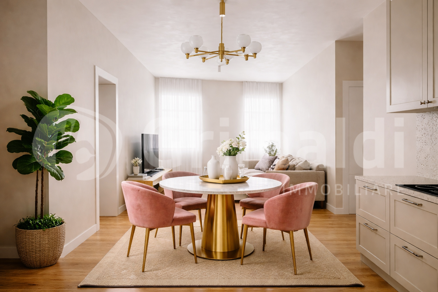 Trilocale ristrutturato a Padova