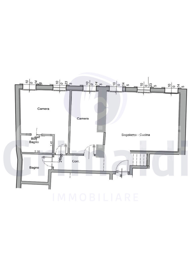 Trilocale ristrutturato a Padova