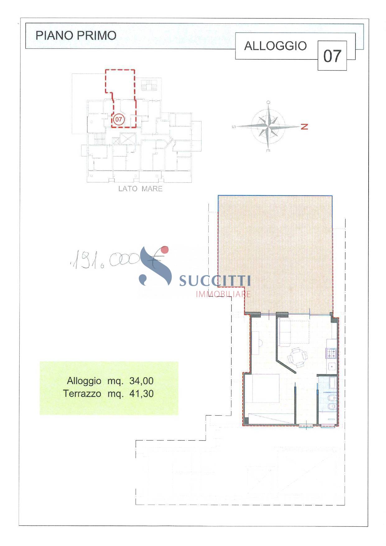 Appartamento in vendita a Alba Adriatica, Zona Mare