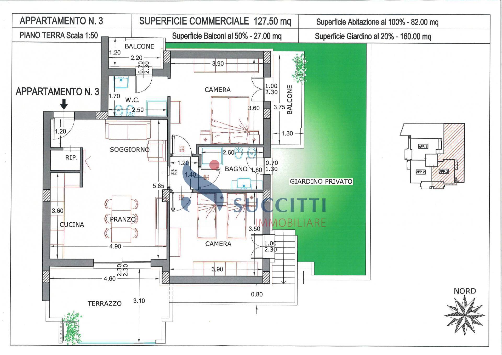Appartamento in vendita a Nereto, Certosa