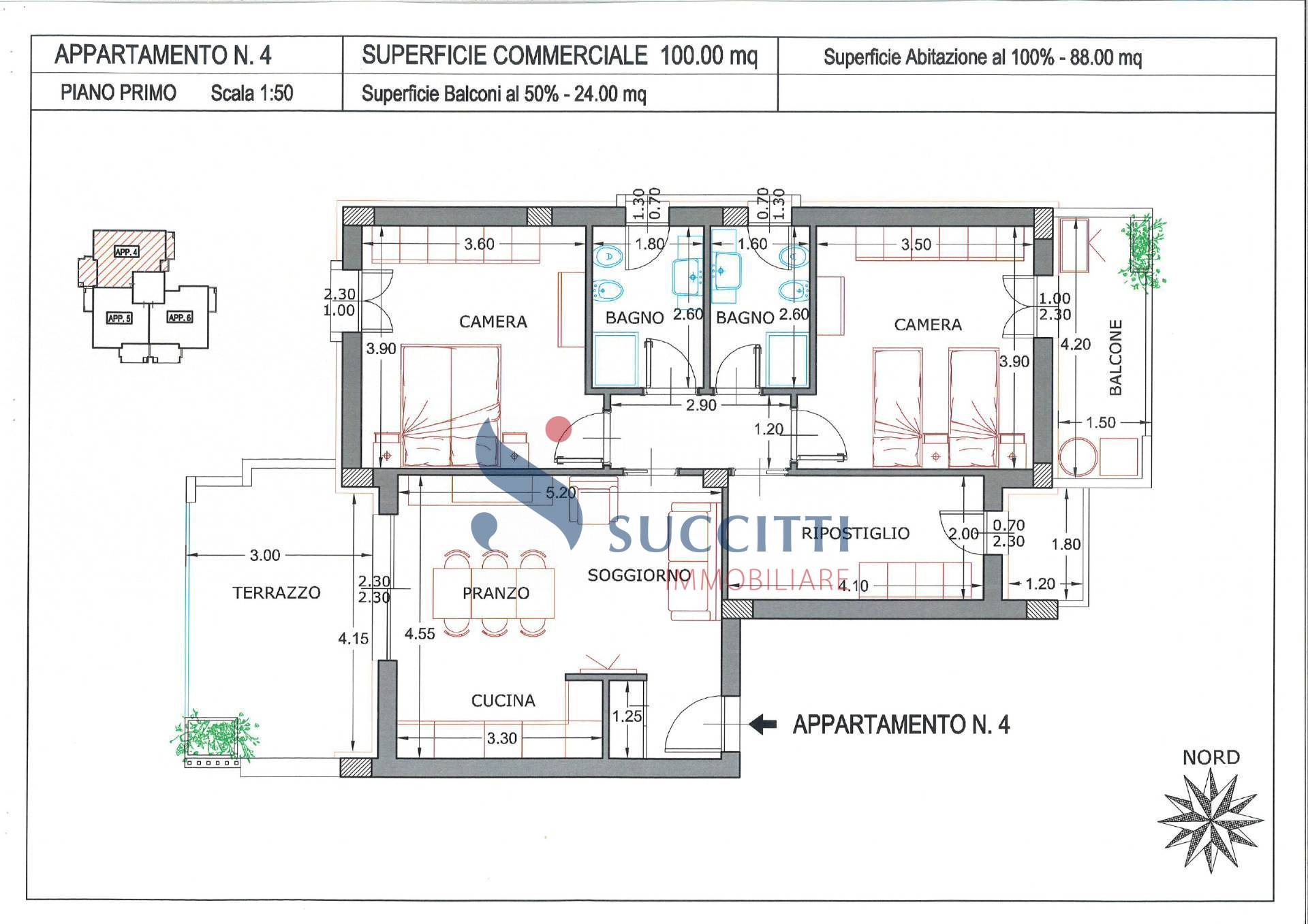 Appartamento in vendita a Nereto, Certosa