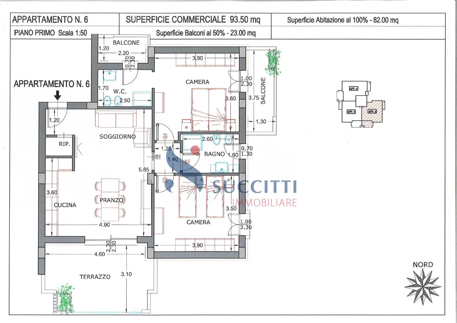 Appartamento in vendita a Nereto, Certosa
