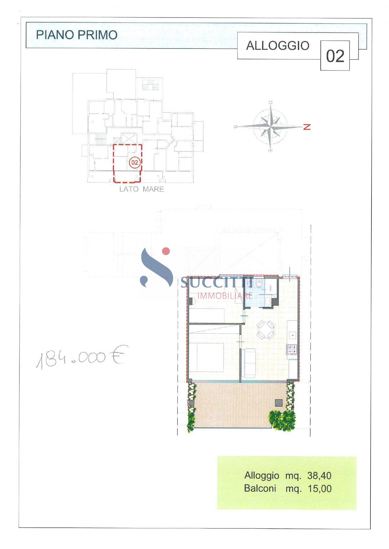 Appartamento in vendita a Alba Adriatica, Zona Mare
