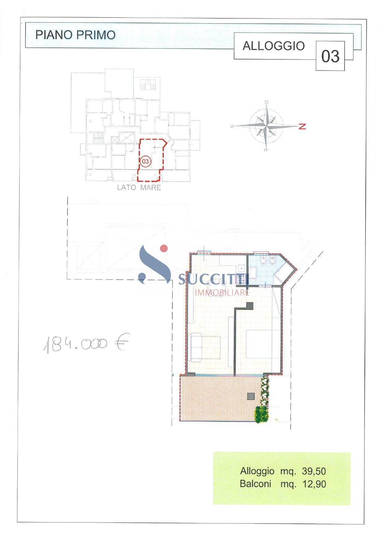 Appartamento in vendita a Alba Adriatica, Zona Mare