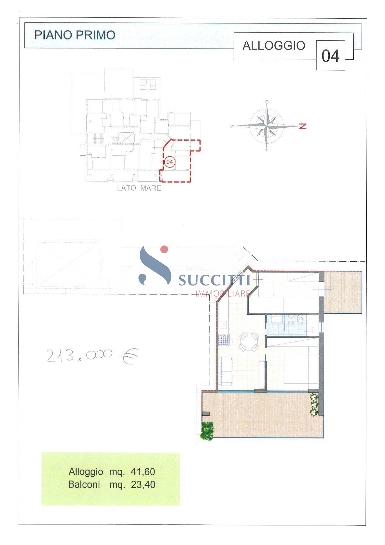 Appartamento in vendita a Alba Adriatica, Zona Mare