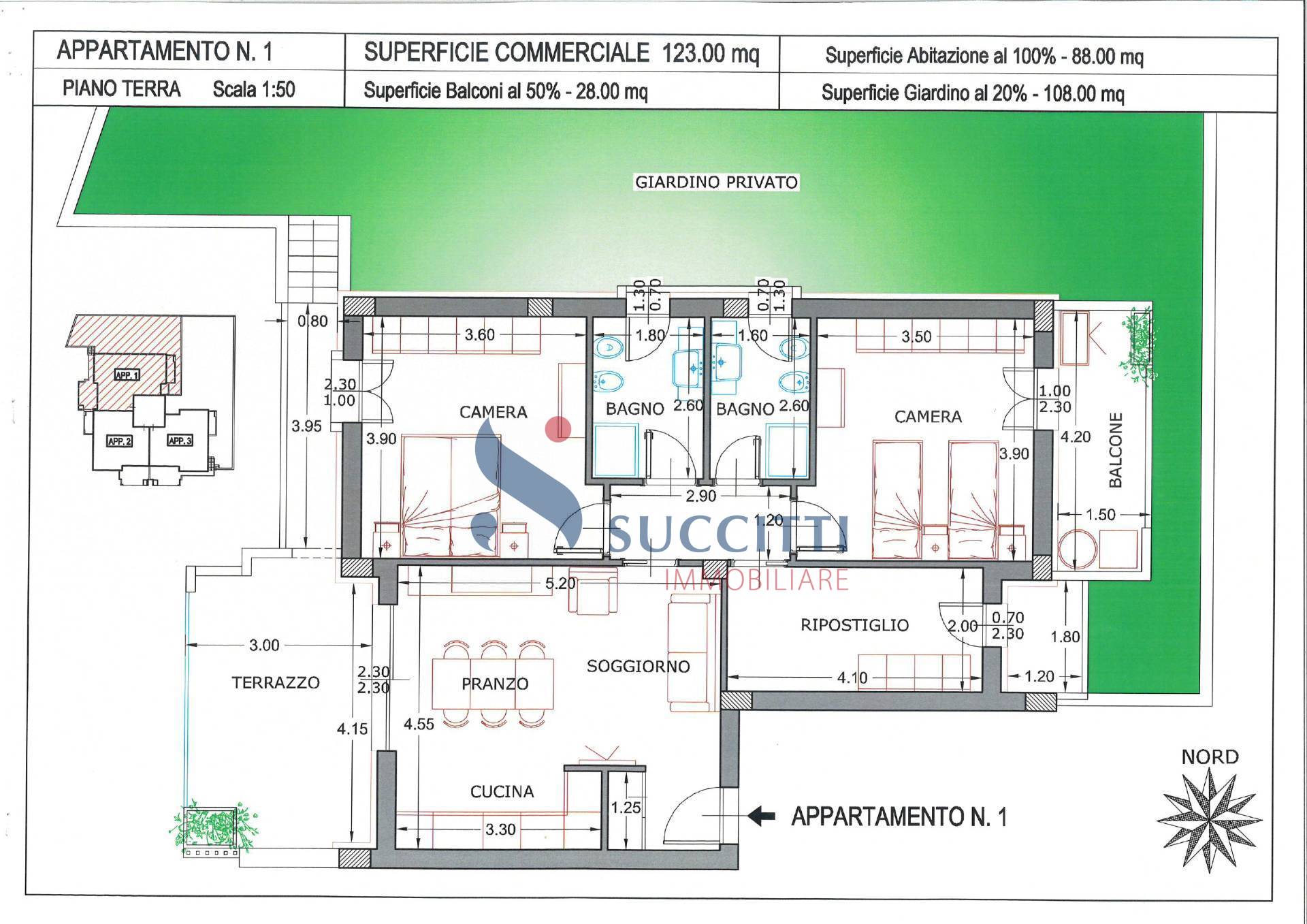Appartamento in vendita a Nereto, Certosa