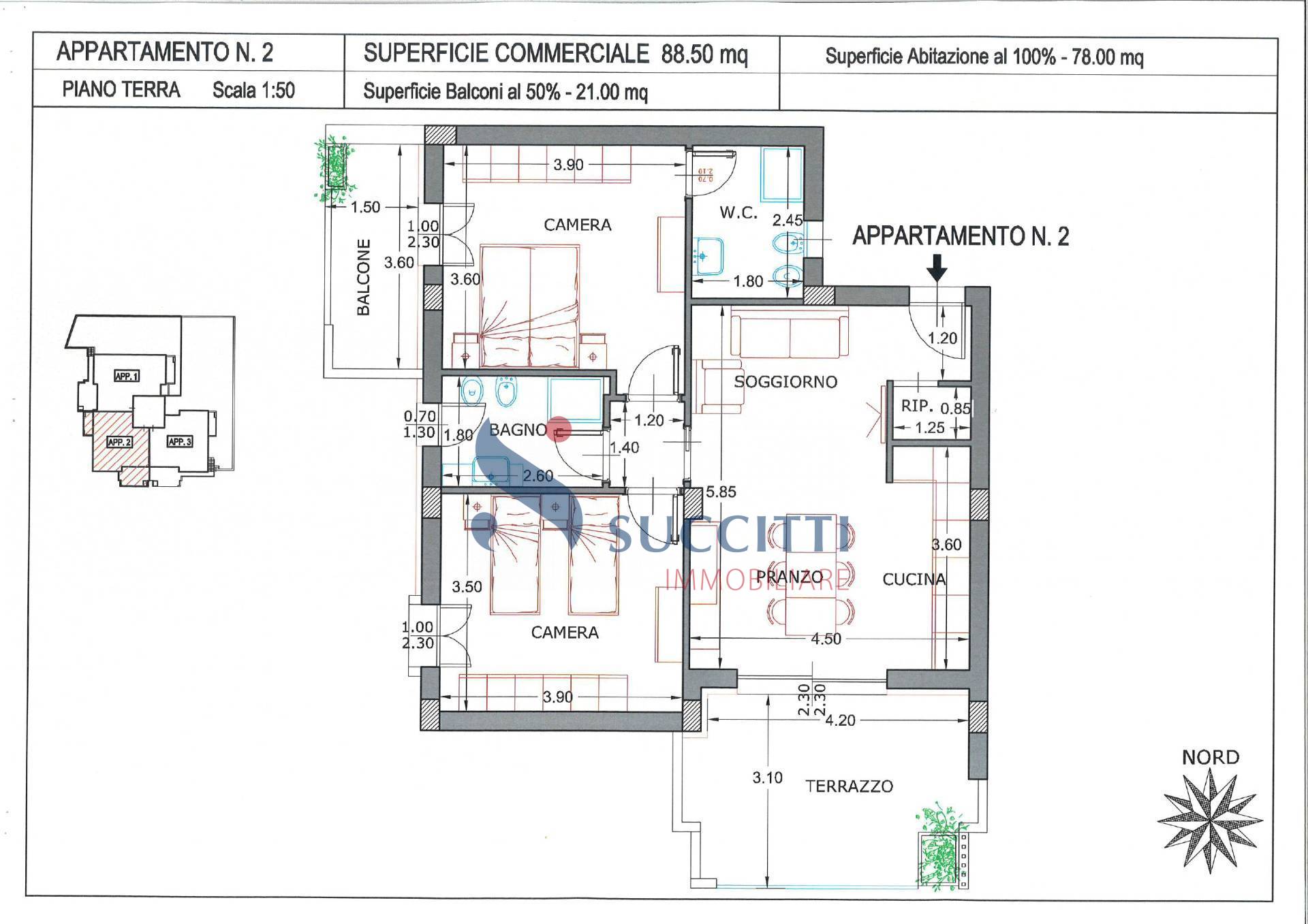 Appartamento in vendita a Nereto, Certosa