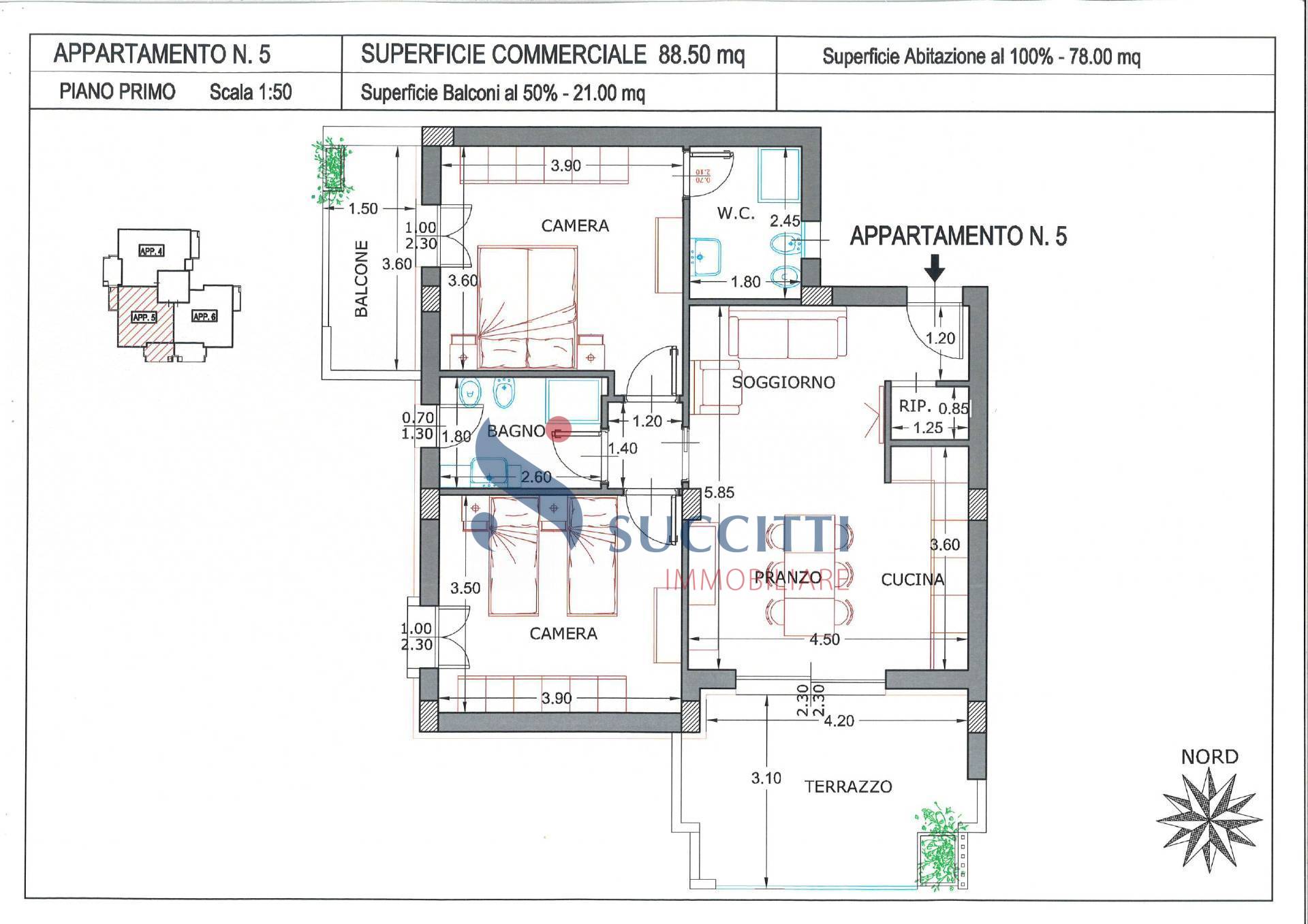 Appartamento in vendita a Nereto, Certosa