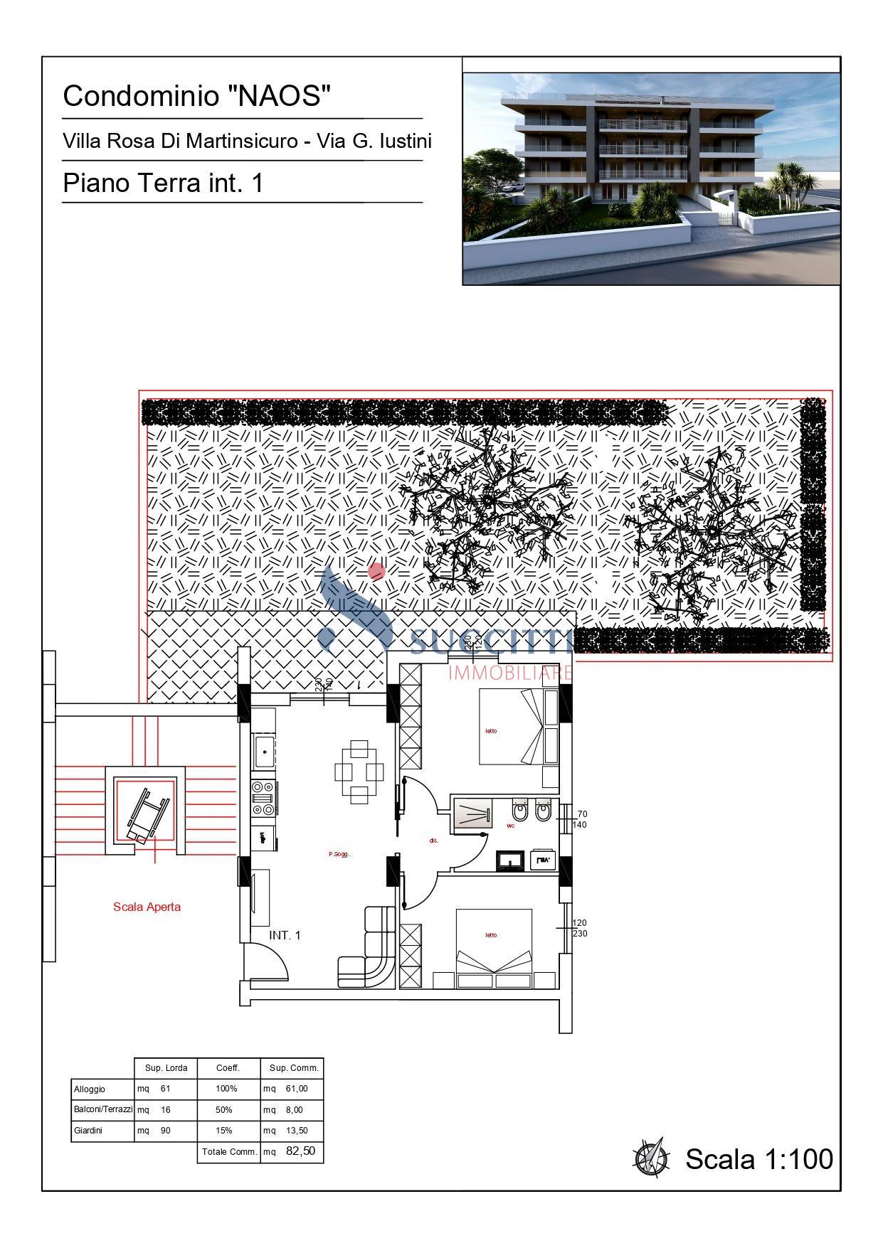 Appartamento in vendita a Martinsicuro, Villa Rosa
