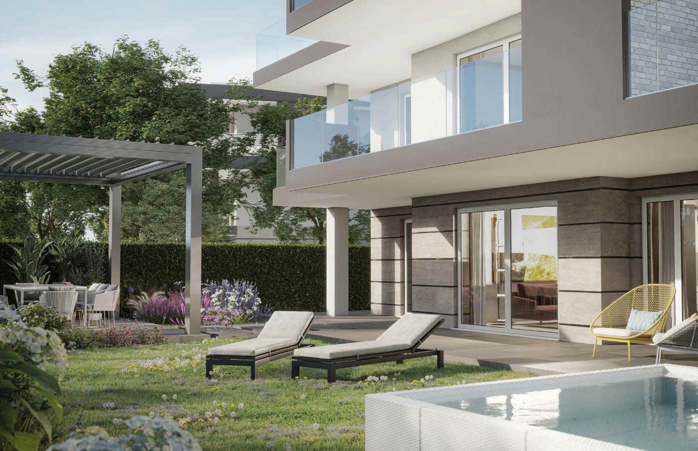 Trilocale con giardino a Arona