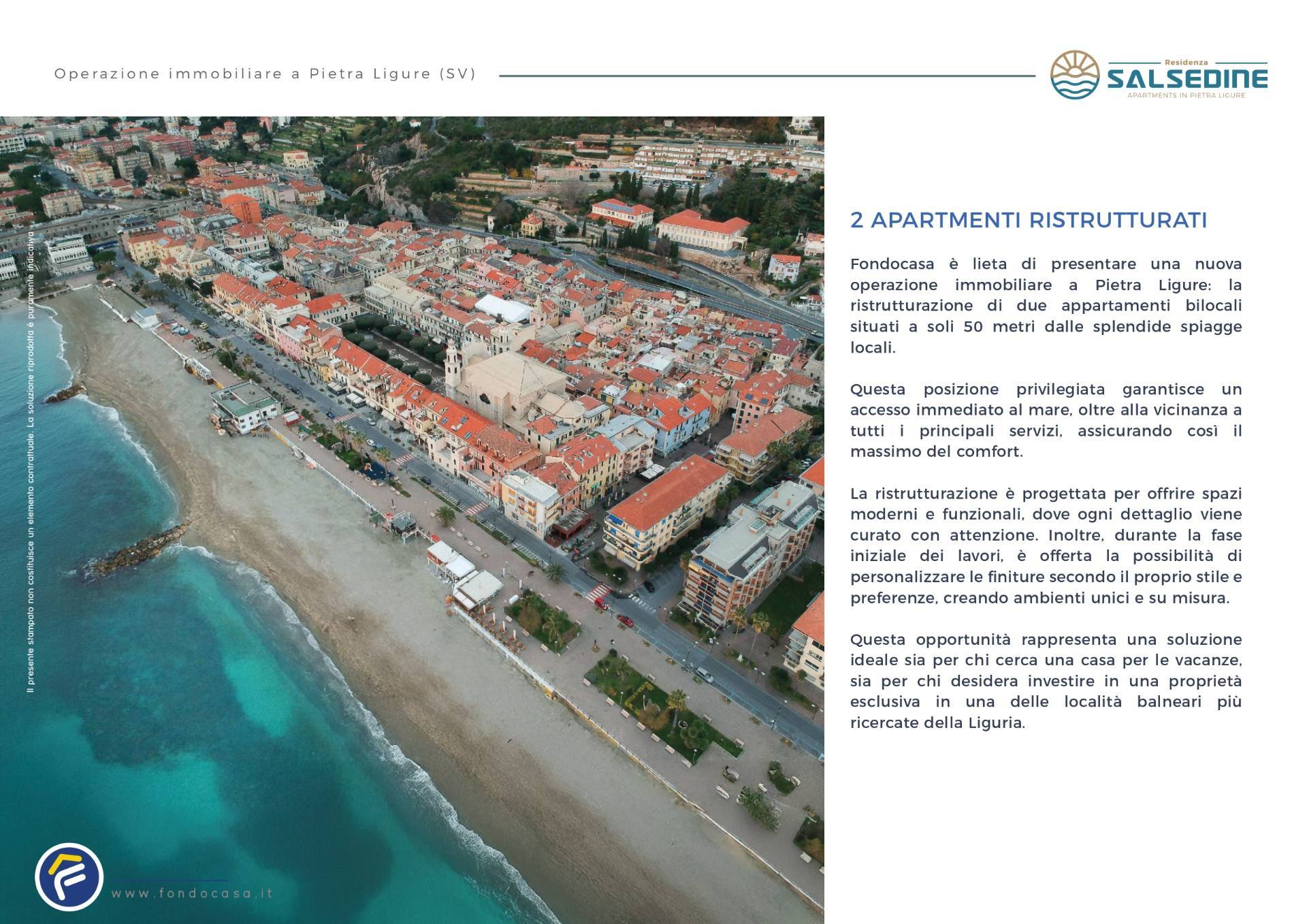 Appartamento in vendita a Pietra Ligure