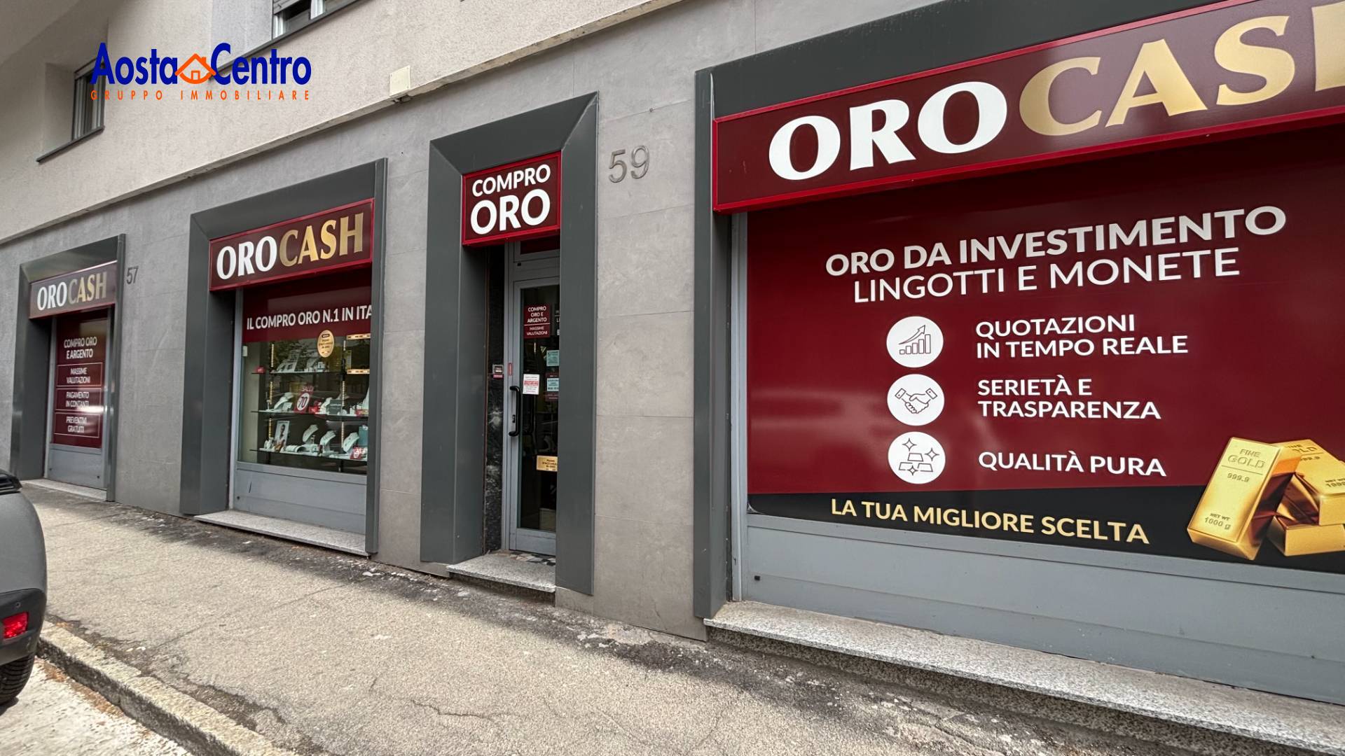 Locale commerciale in affitto a Aosta, Centro