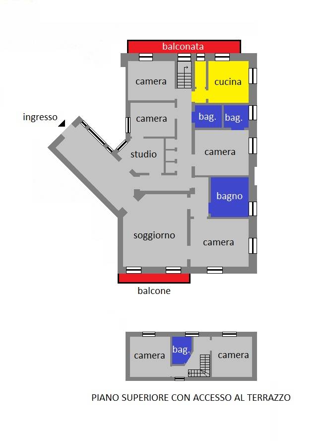 Attico in vendita a Genova, Castelletto