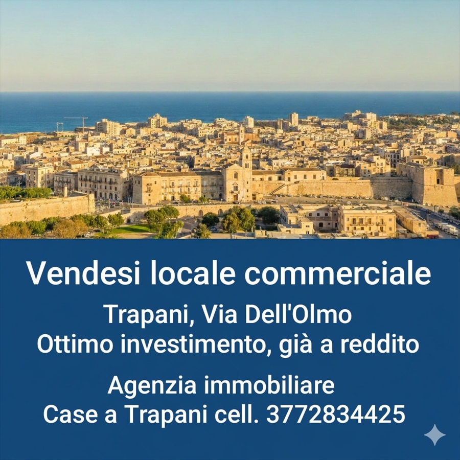 Locale commerciale in vendita in via dell'olmo, Trapani