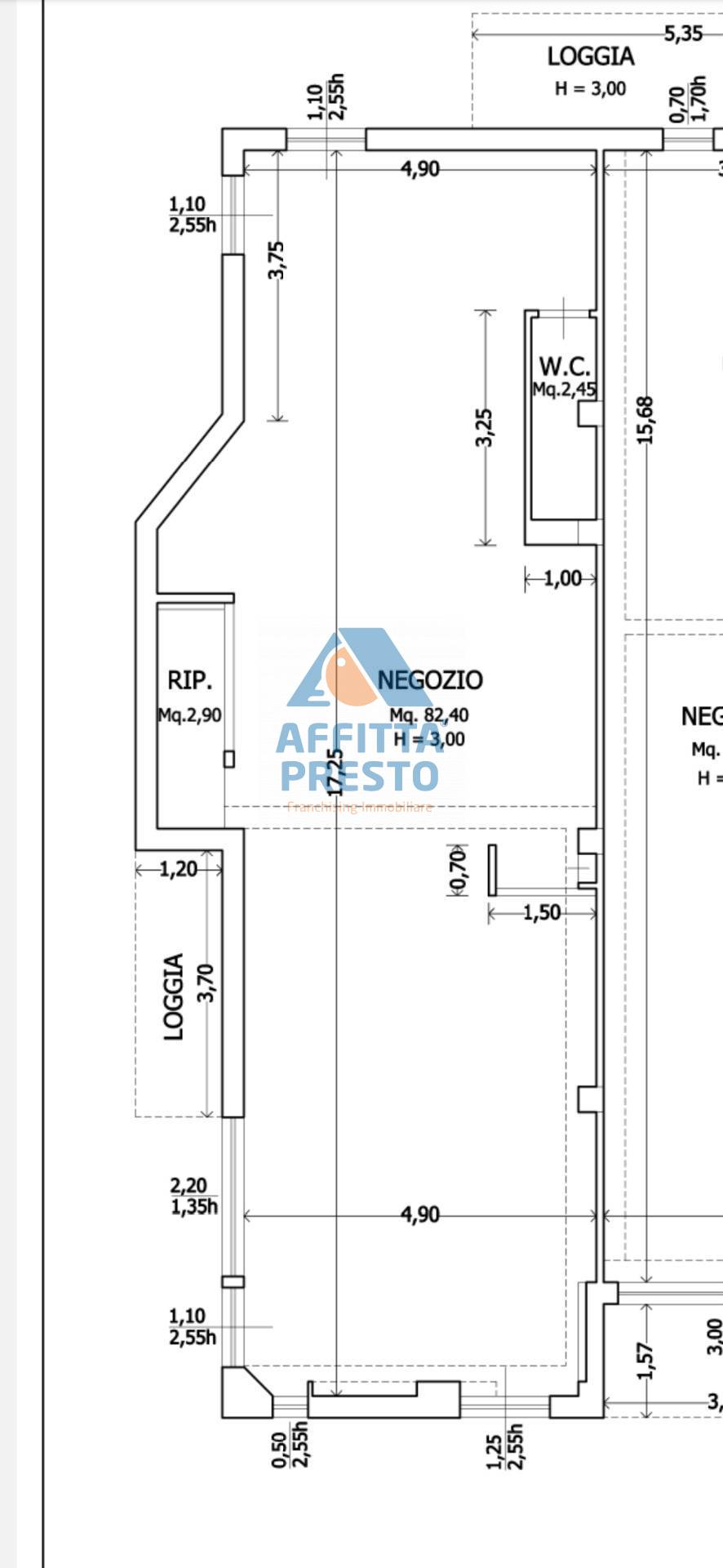 Fondo Commerciale in affitto a Empoli, Stadio