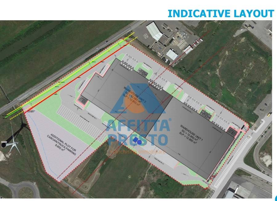 Magazzino in affitto a Pontedera