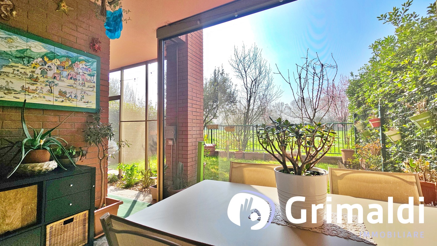 Trilocale con giardino a Milano