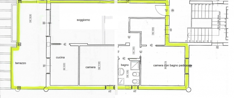 Attico con terrazzo a Desenzano del Garda