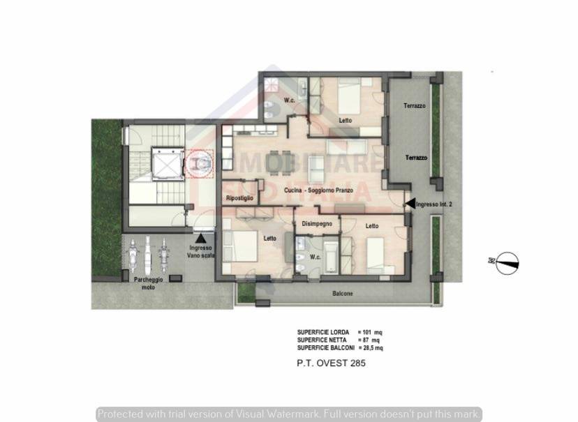 Appartamento in vendita a Quarto