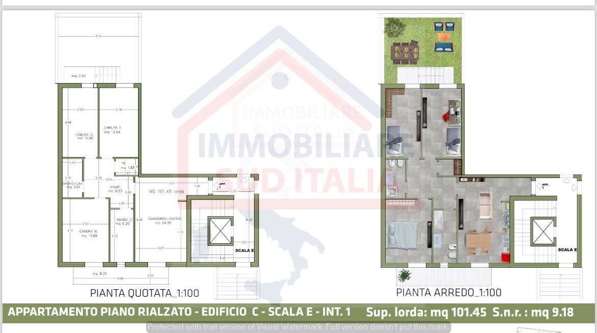 Appartamento in vendita a Giugliano in Campania, Lago Patria