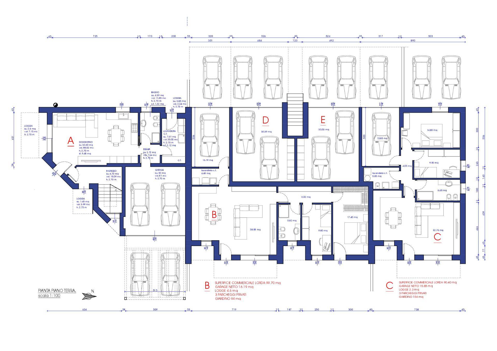 villa a schiera in vendita a Trevignano