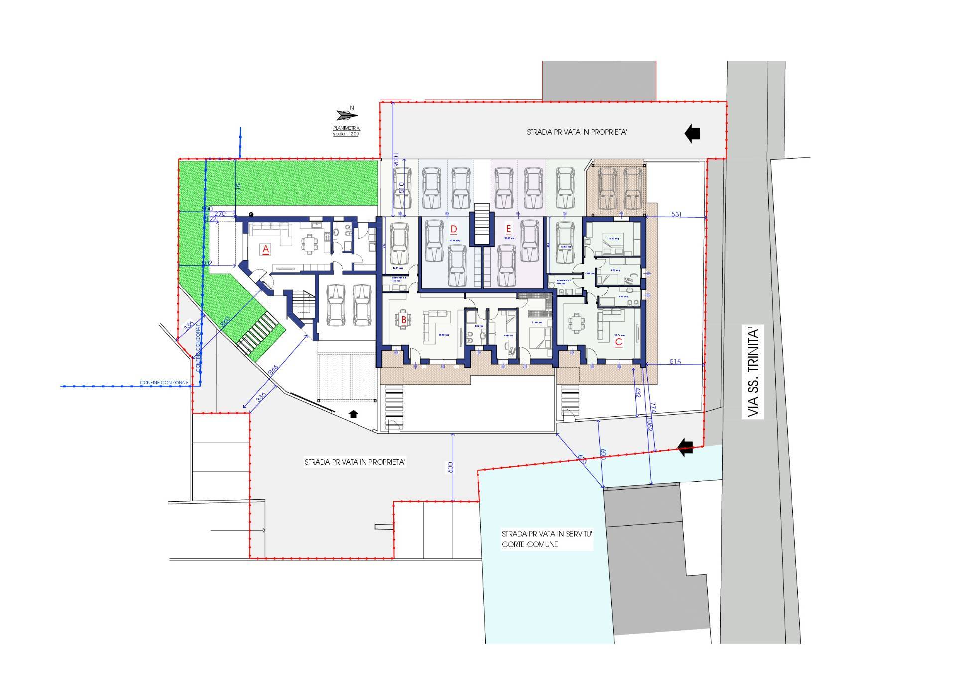 villa a schiera in vendita a Trevignano