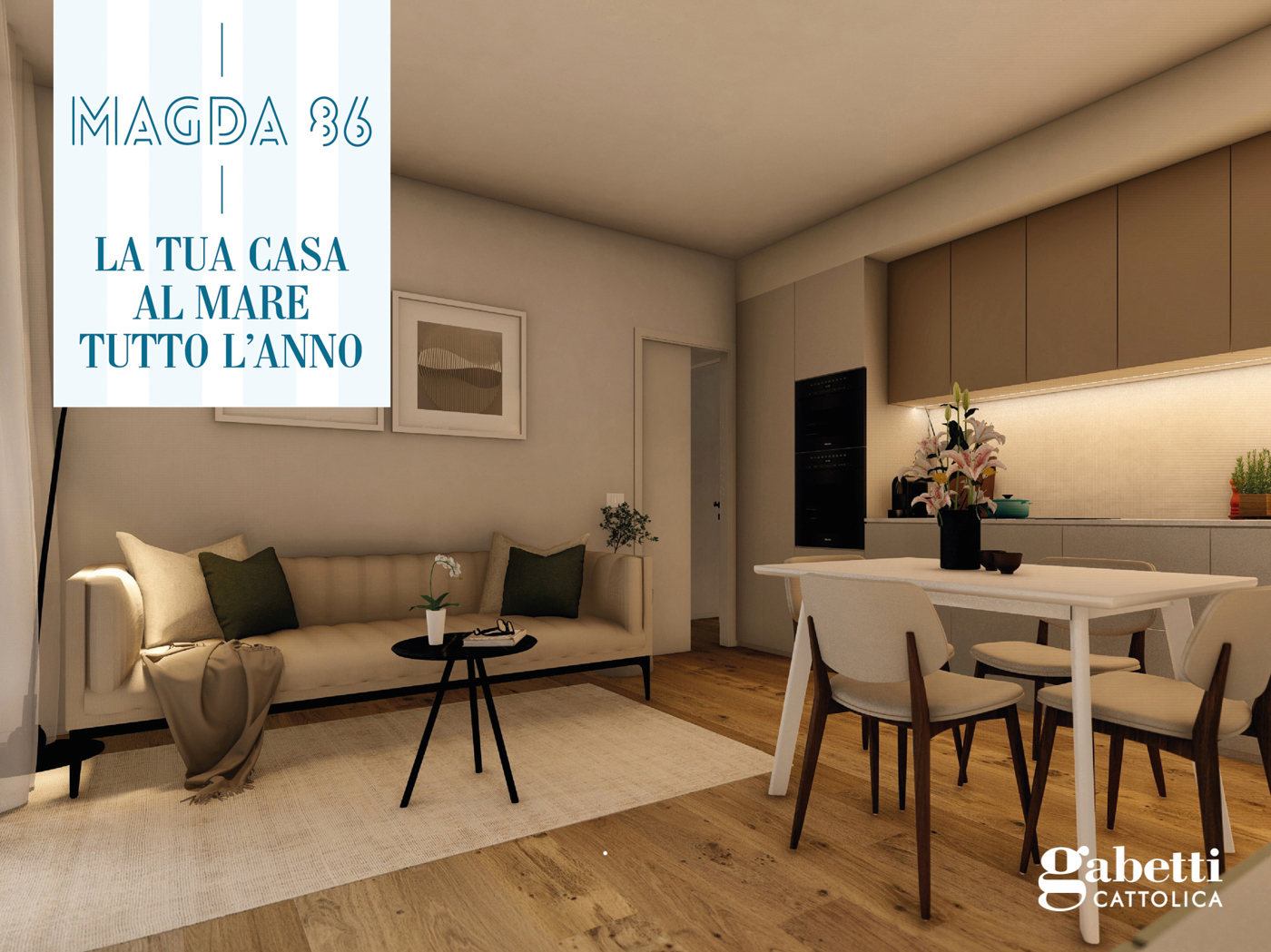 Trilocale con box a Cattolica