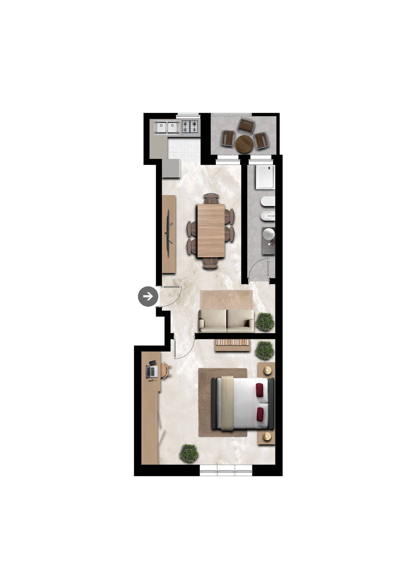 Appartamento in affitto a Rivoli, Cascine Vica