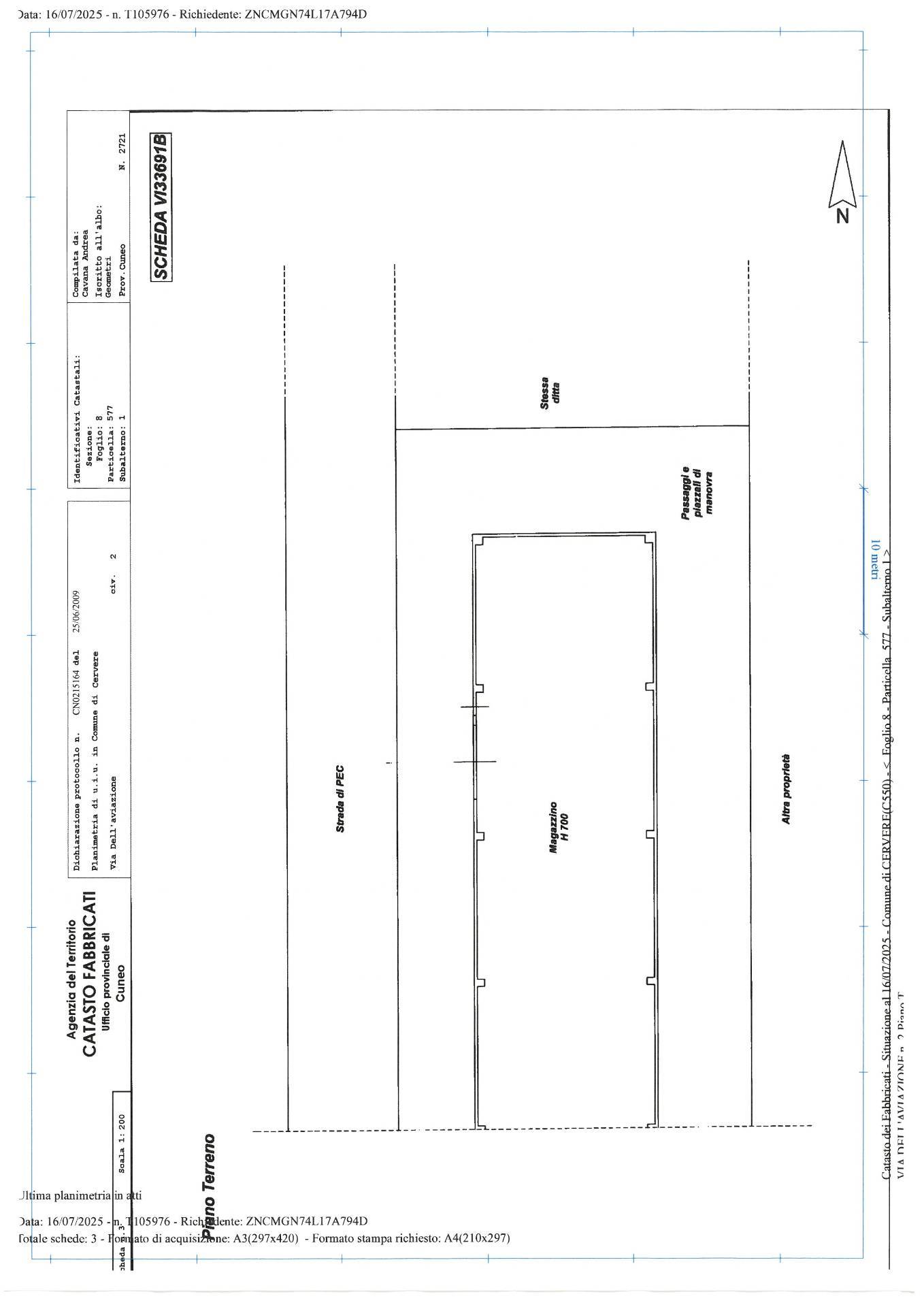 Struttura Commerciale in vendita a Cervere