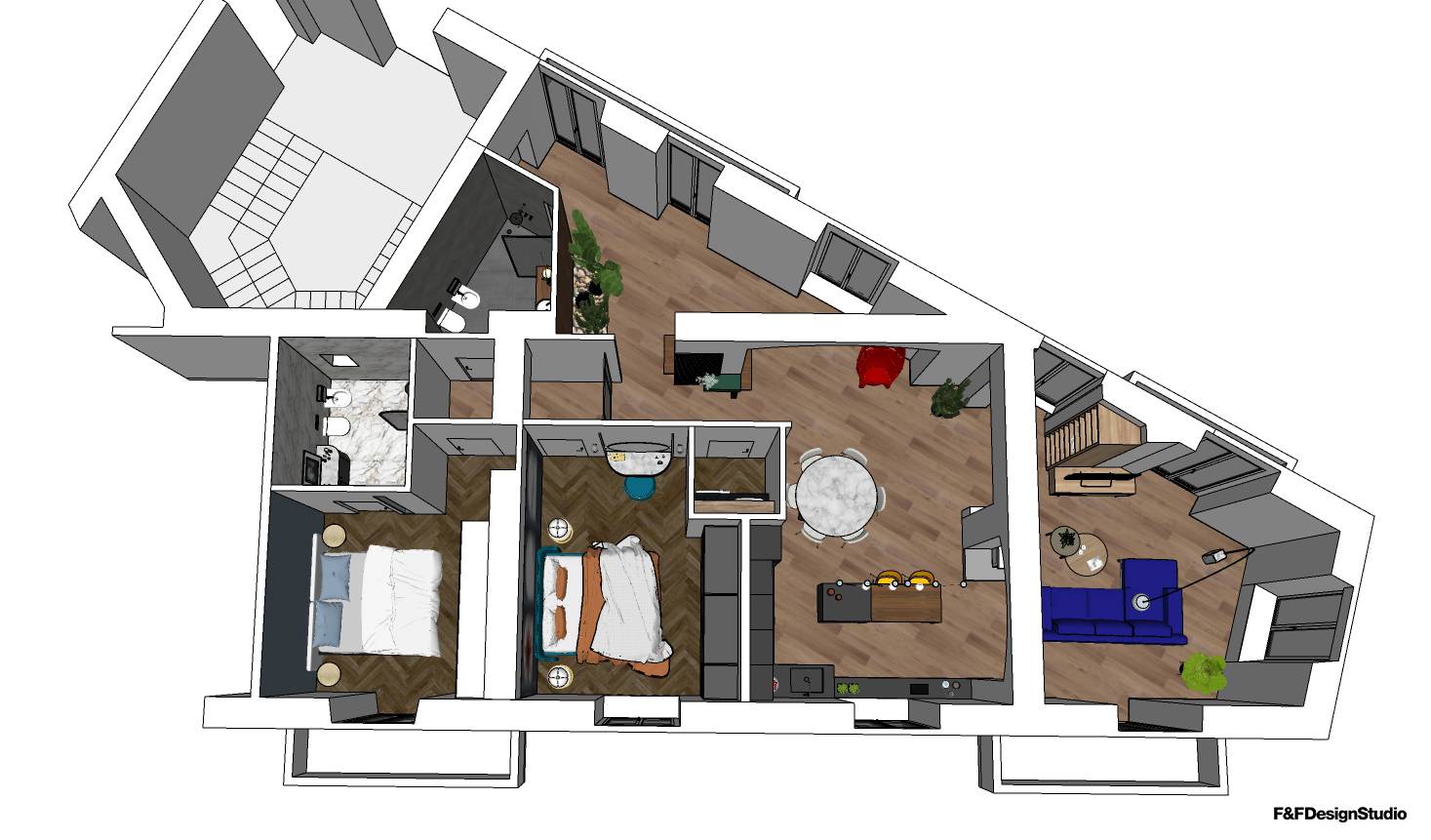 Appartamento in vendita a Torino, Centro