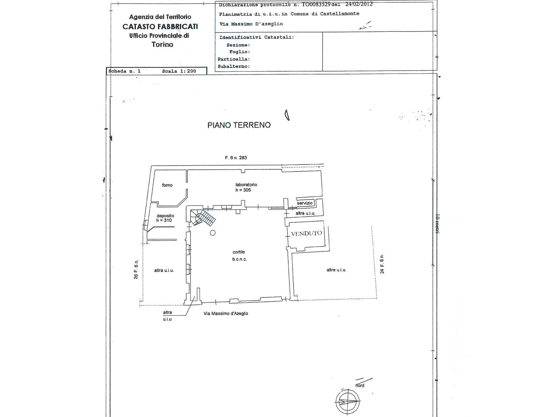 Negozio in vendita a Castellamonte, Centro