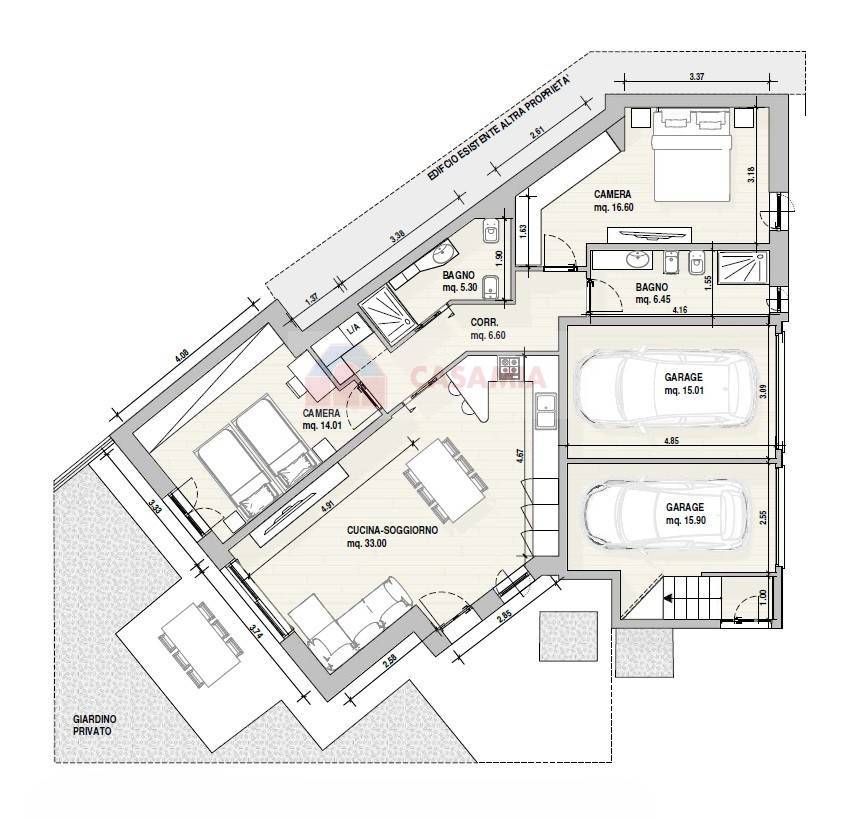 2 Camere in vendita a Oderzo, Centro