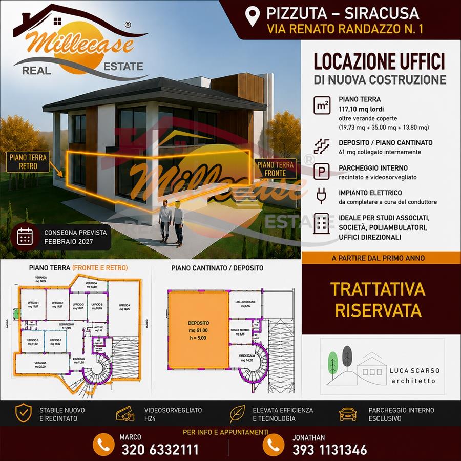 Ufficio classe A in via renato randazzo 1, Siracusa