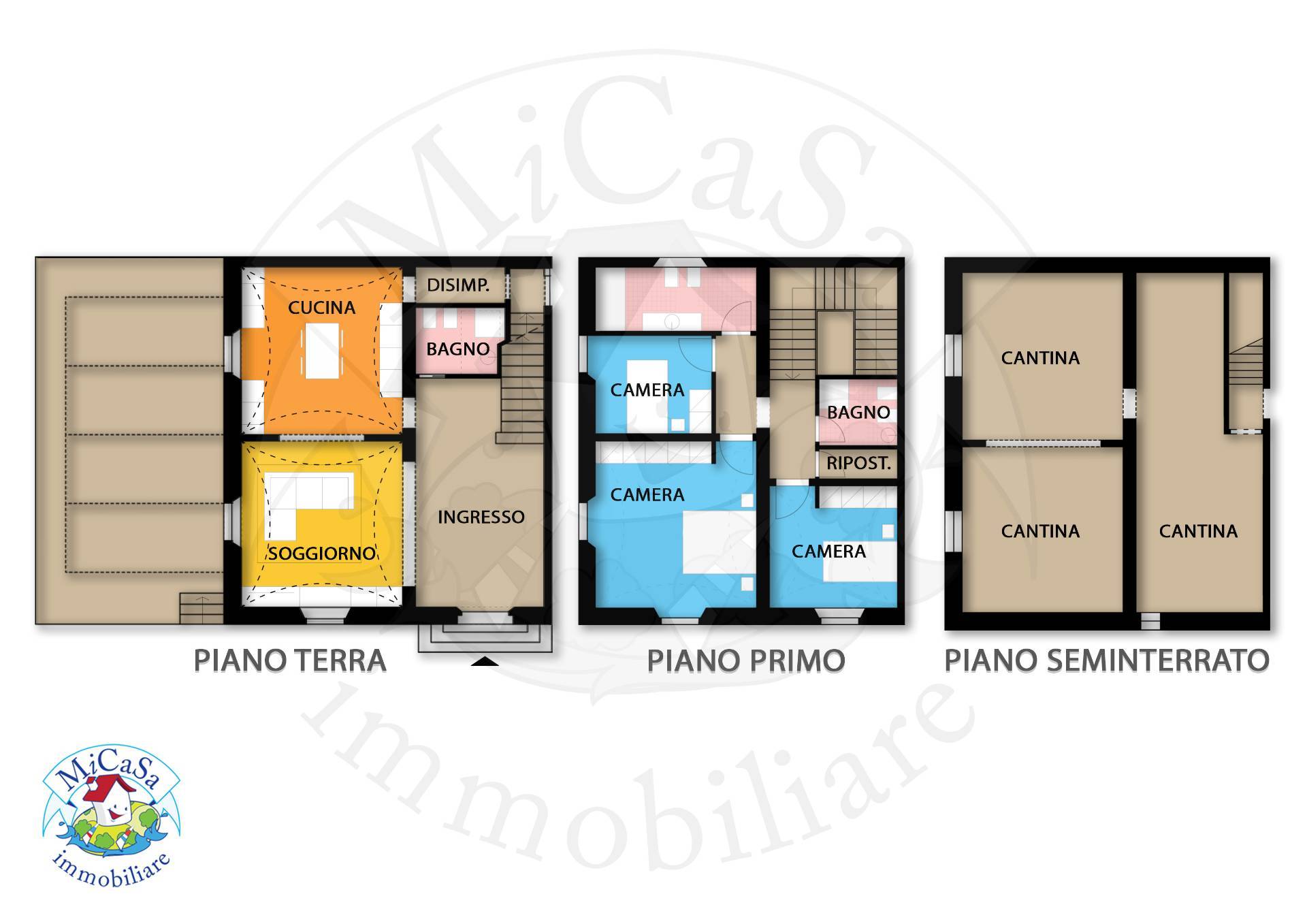 Appartamento in vendita a Pisa, PUTIGNANO / RIGLIONE / ORATOIO