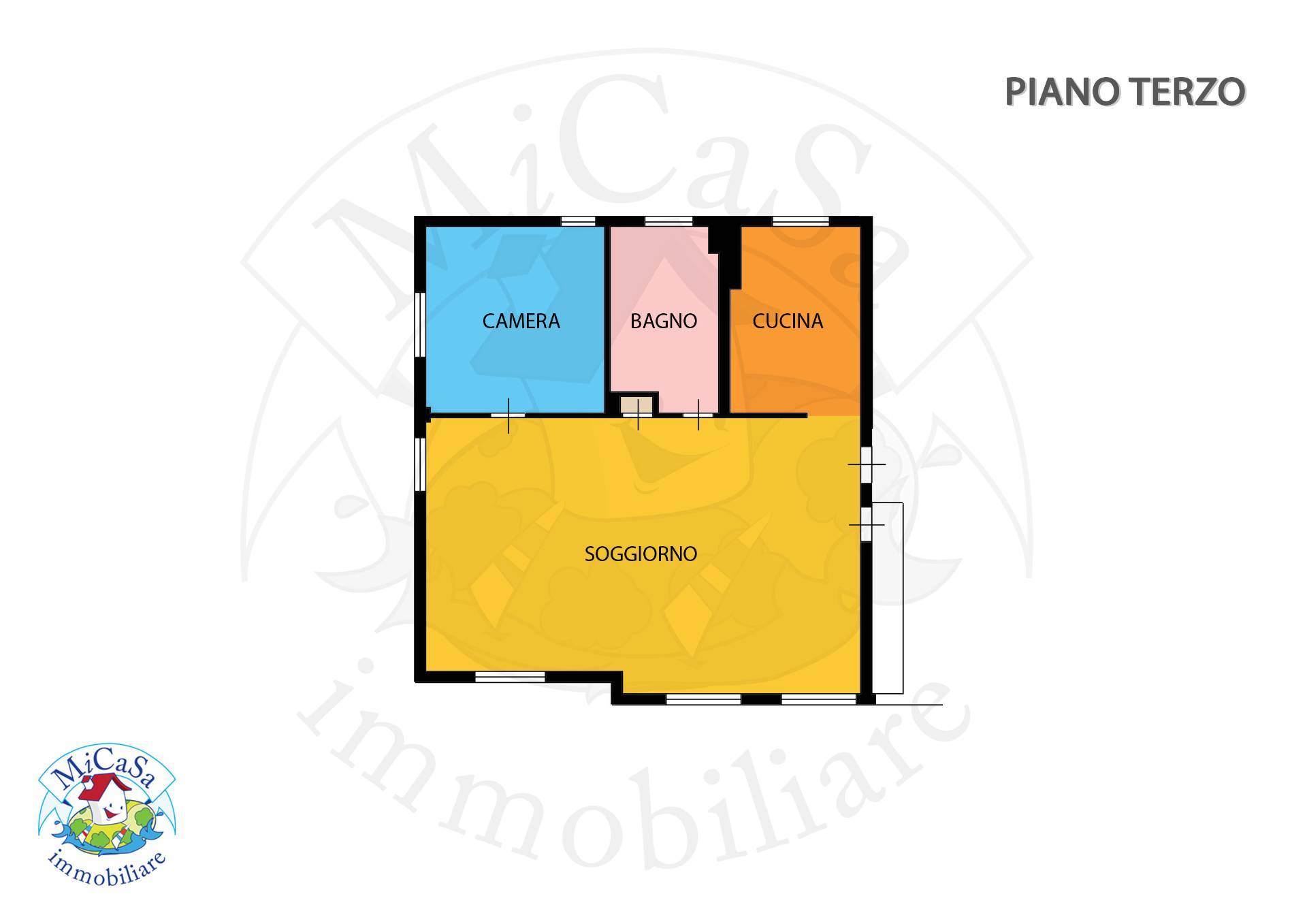 Attico in affitto a Pisa, 1 TIRRENIA