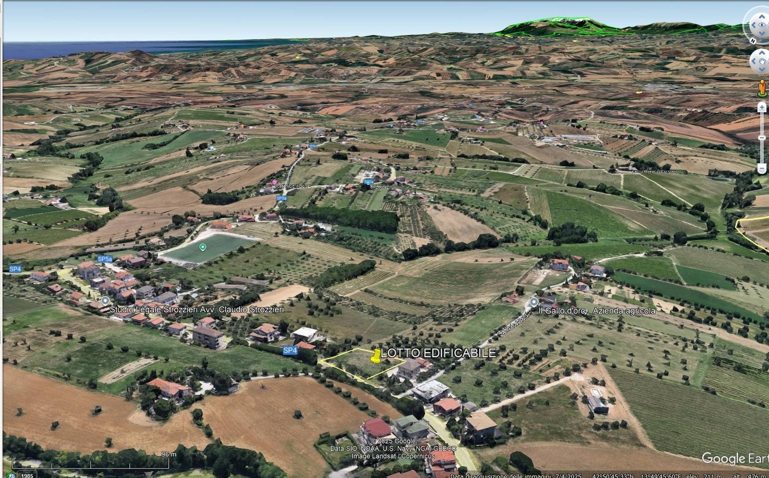 TERRENO EDIFICABILE in vendita a Controguerra