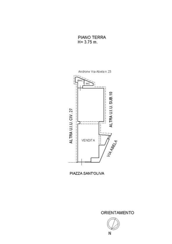 Negozio in vendita a Palermo