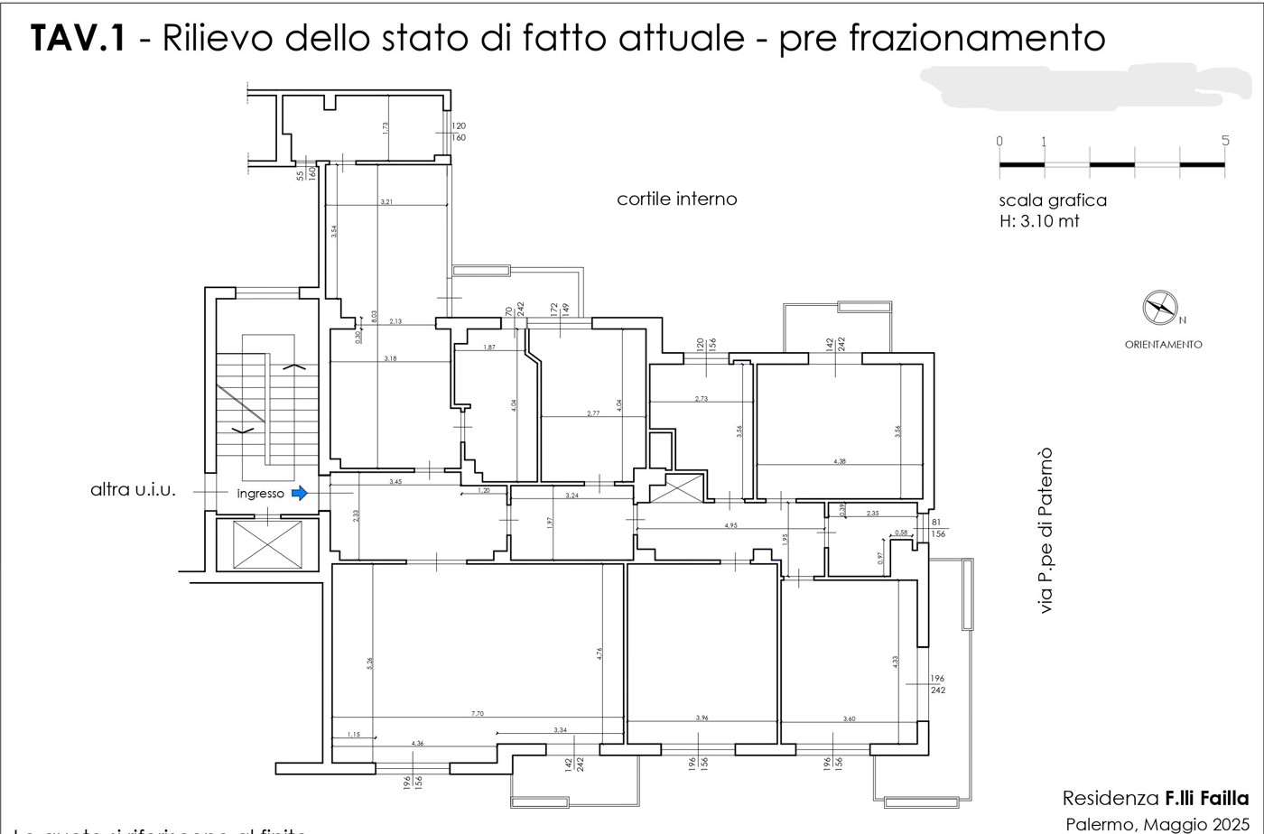 Quadrilocale da ristrutturare a Palermo