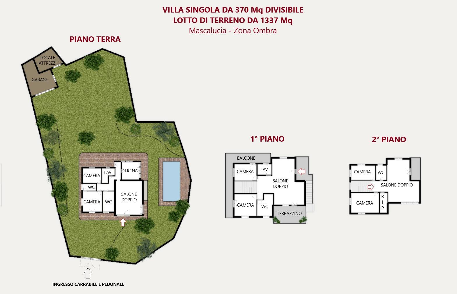 Villa in vendita a Mascalucia, Zona Ombra