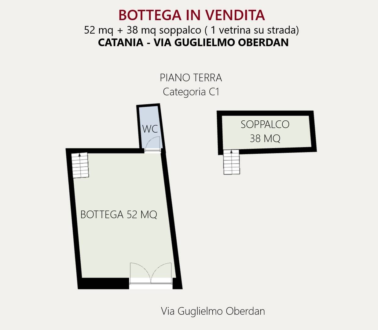 Locale commerciale in vendita a Catania, Via Etnea - via Umberto