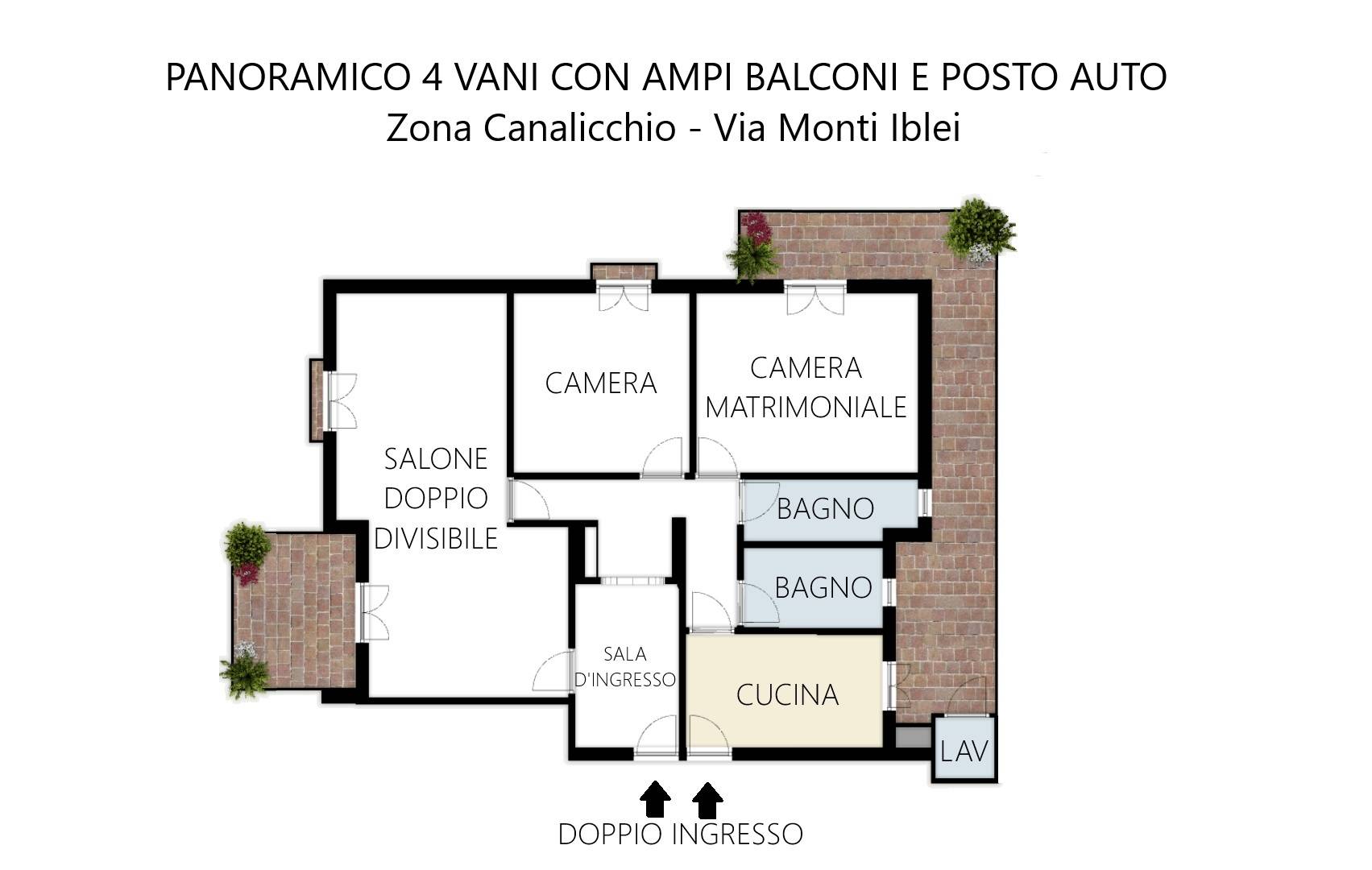 Quadrilocale in vendita a Tremestieri Etneo
