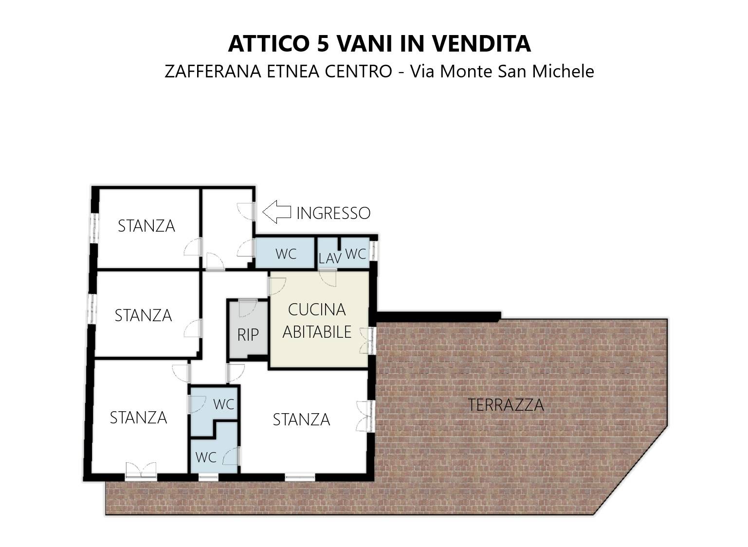 Attico in vendita a Zafferana Etnea