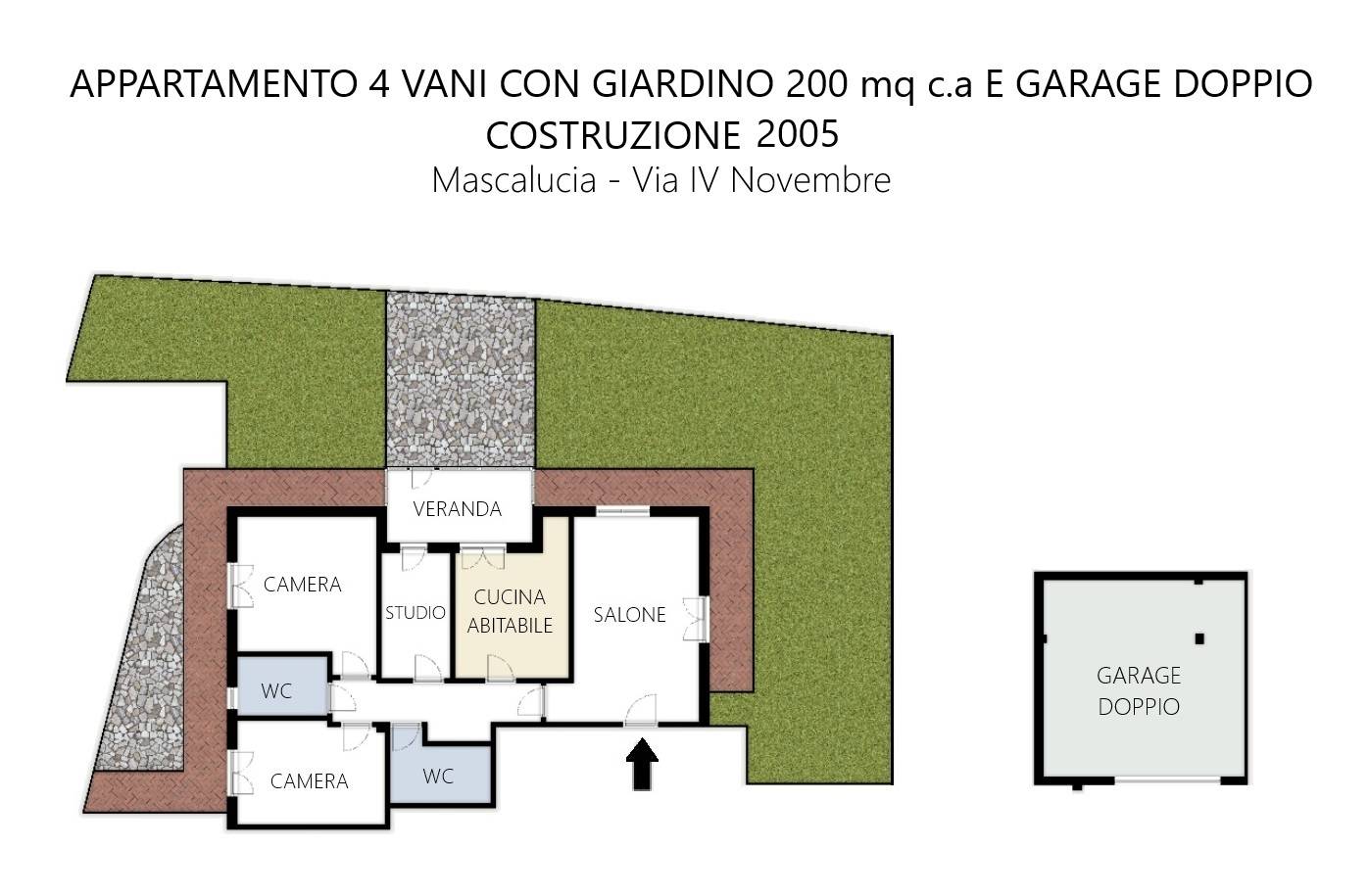 Quadrilocale in vendita a Mascalucia