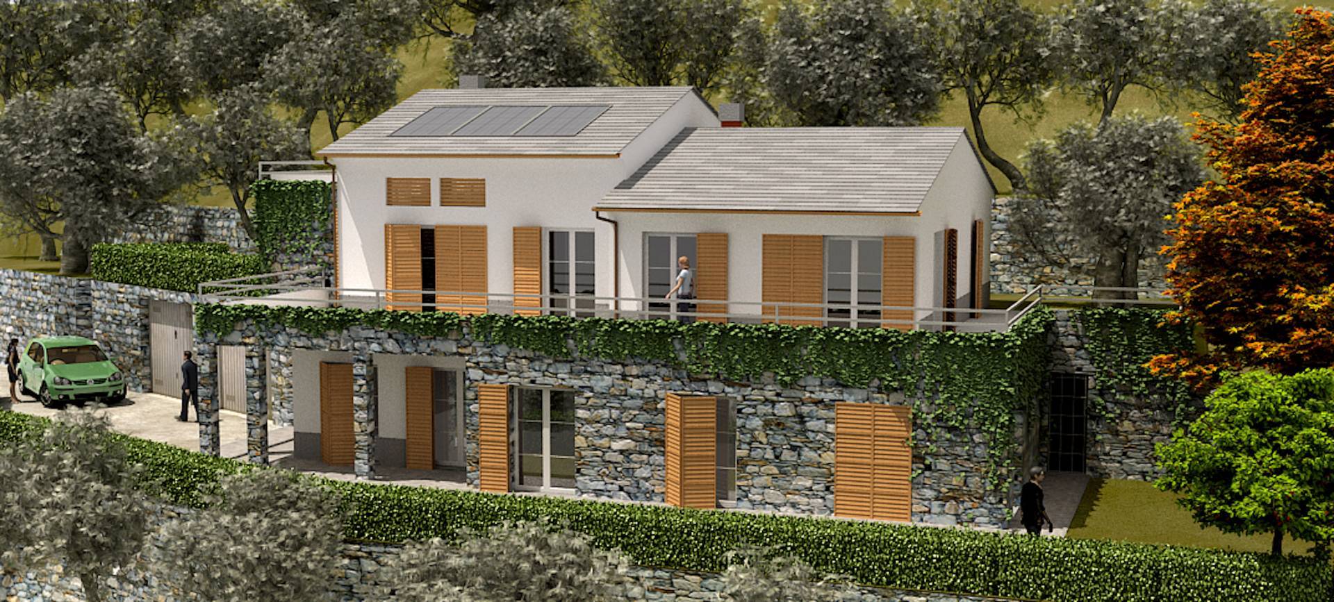Terreno con progetto approvato in vendita a Moneglia